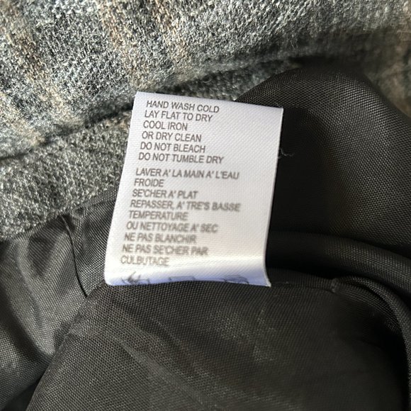 Isda & Co. wool blend plaid midi a-line skirt (size 10) - Picture 8 of 11